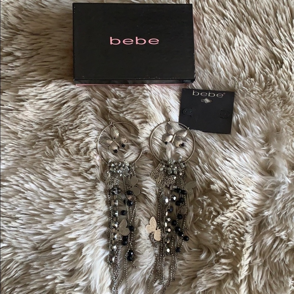 BEBE Butterfly Earrings